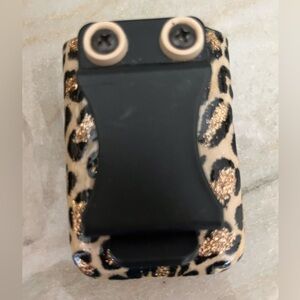 Leopard Print tandem tslimx2 Case with Black Clip